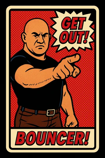 Bouncer card