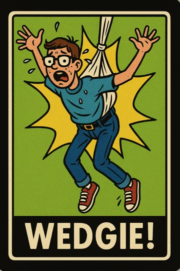 Wedgie card